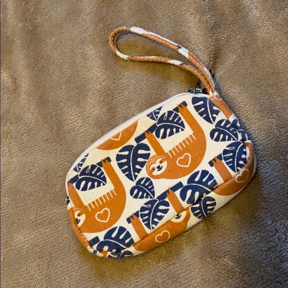 Sloth wristlet